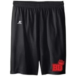 Black Dukes Mesh Short Mit Seitentaschen Black