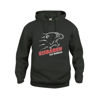 EisbÀren Burgau Fan-Hoody "Big-Logo"- Black
