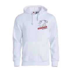 Eisbären Burgau Fan-Hoody "Front & Back"- White