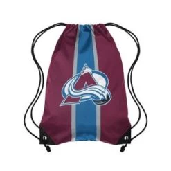 NHL Team Stripe Drawstring Backpack - Colorado Avalanche