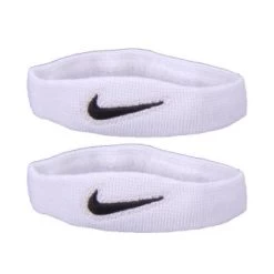 Nike Drifit Bicep Bands 1/2" ( Pairs ) White