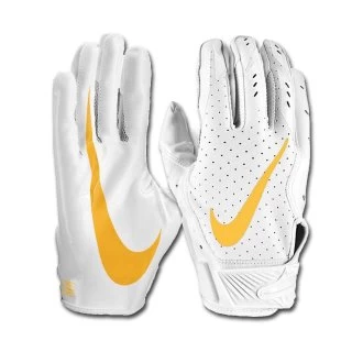 Nike Vapor Jet 5.0 Glove, White/Yellow