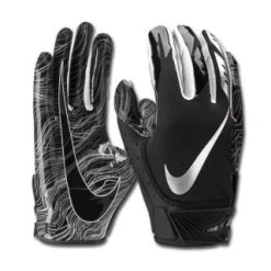 Nike Vapor Jet 5.0 Youth Glove, Black/Chrome