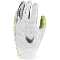 Nike Vapor Jet 5.0 Youth Glove, White/Chrome