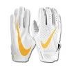 Nike Vapor Jet 5.0 YOUTH Glove, White/Yellow