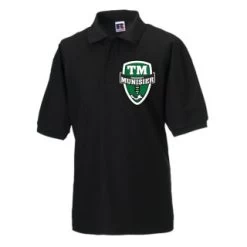 Polo Shirt Munisier, Schwarz