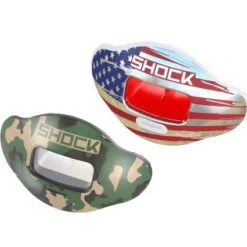 Shock Doctor 2 Pack Shields - Color Red Flag/Woodland ( Shields Only !! )